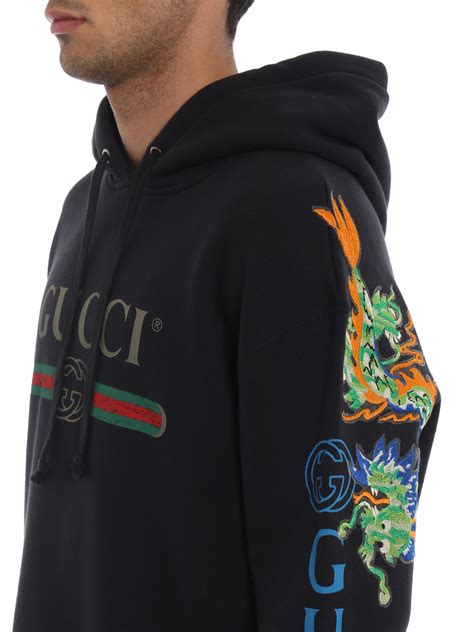 gucci sweatshirt with dragon.